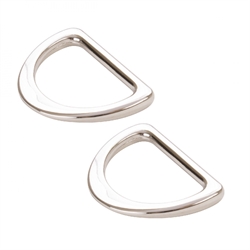 ByAnnie - 1 inch D-ringe - Nikkel