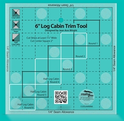 Patchworklineal - Log Cabin Trim Tool - 6inch