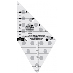 Creative Grids Non-Slip Non-Slip Multi Size Triangle 45° and 60°