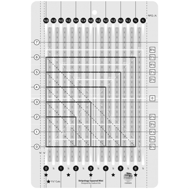 lille stripology patchworklineal fra creative grids