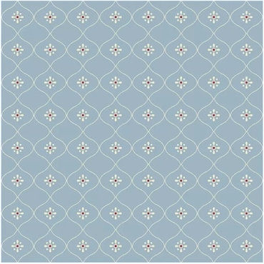 EQP Patchworkstof - Vintage Wallpaper - Stone blue