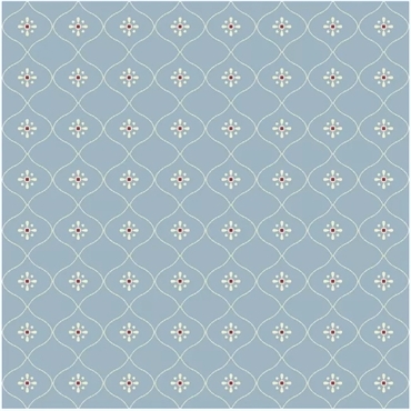 EQP Patchworkstof - Vintage Wallpaper - Stone blue