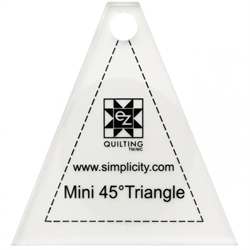 mini 45° Triangle lineal til patchwork