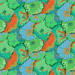 Kaffe Fassett Patchworkstof - Lotus - Emerald