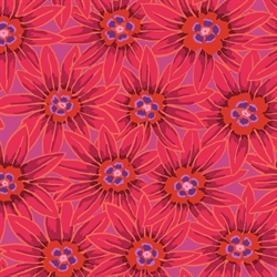 Kaffe Fassett Patchworkstof - Potentilla - Red