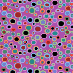 Kaffe Fassett Patchworkstof - Bubbles - Plum