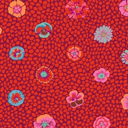 Kaffe Fassett Patchworkstof - Guinea flower - Red