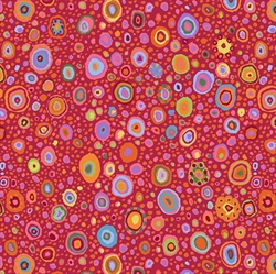 Kaffe Fassett Patchworkstof - Roman Glass - Red