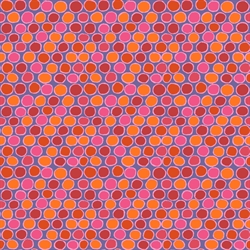 Kaffe Fassett Patchworkstof - Penny-wise - Red