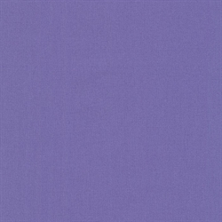 Ensfarvet patchworkstof - Kona Amethyst #1003