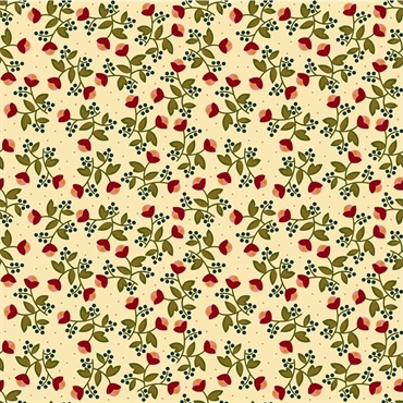EQP Patchworkstof - In Flanders fields - Ecru