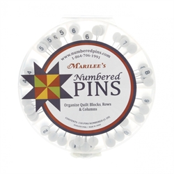 Marilee's numbered pins