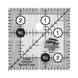 lille 2½ x 2½ inch patchworklineal