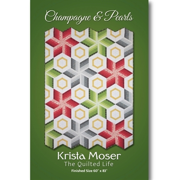 Patchwork Mønster - Champagne & Pearls quilt