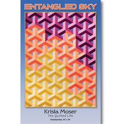 Patchwork Mønster - Entangled sky quilt