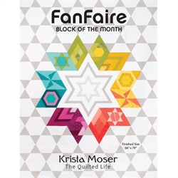 Patchwork Mønster - Fanfaire Block of the month
