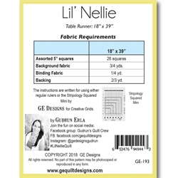 materialer til lil nellie bordløber