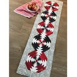 Pineapple popout table runner patchworkmønster
