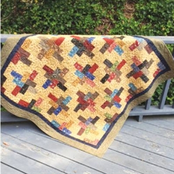 Patchwork Mønster - Twist N Shout Rectangles quilt