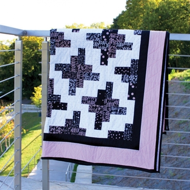 Patchwork Mønster - Twist N Shout Rectangles quilt