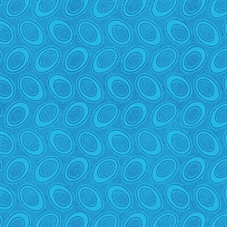 Kaffe Fassett Patchworkstof - Aboriginal dots - Turquoise
