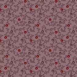 EQP Patchworkstof - Blackberry hedge - Dove