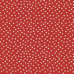 Patchworkstof - Coffee allways - Red dots