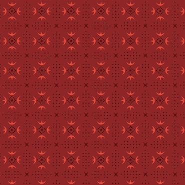 rødt vintage patchworkstof