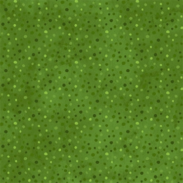grønt prikket patchworkstof
