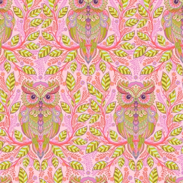 Tula Pink patchworkstof - Hootie Patootie - Honey