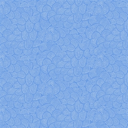 lyseblåt patchworkstof med hvidt motv