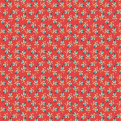 Patchworkstof - Darling Daisy red