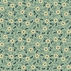 EQP Patchworkstof - Rose hip - Glacier