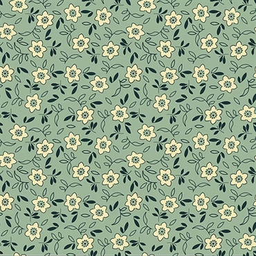 EQP Patchworkstof - Rose hip - Glacier