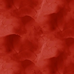 Bagside Patchworkstof - Watercolor texture - Rød