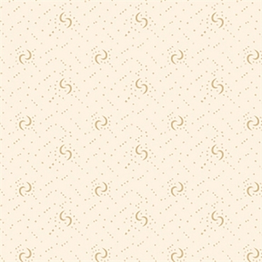 beige patchworkstof med prikker