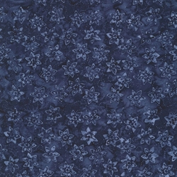 Batikstof - Daffodil Indigo