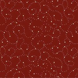 EQP Patchworkstof - Dots - Cranberry