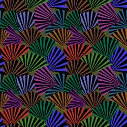 Kaffe Fassett Patchworkstof - Fanfare - Dark