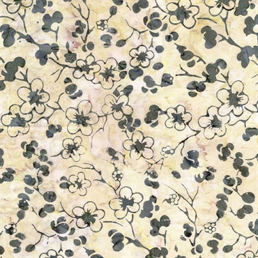 Batikstof - Mini floral - sand