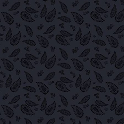 Tone-i-tone basisstof - Black Paisley