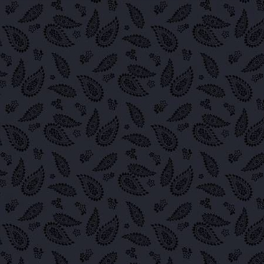 Tone-i-tone basisstof - Black Paisley