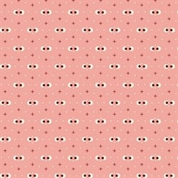 EQP Patchworkstof - Peek-a-boo - Rose