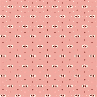 EQP Patchworkstof - Peek-a-boo - Rose
