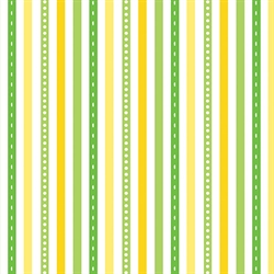 Patchworkstof - Yellow green stripe