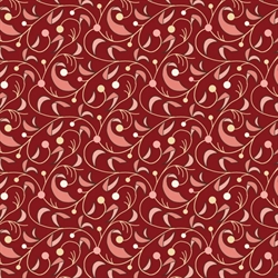EQP Patchworkstof - Riverside - Burgundy