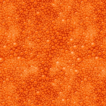 orange patchworkstof med bobler