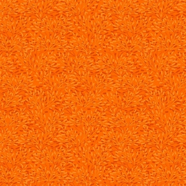 orange basis patchworkstof med allover print