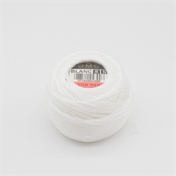 Dmc Perlegarn 8 - Blanc - Hvid