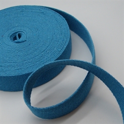 polyester og bomuld gjord i turkisblå